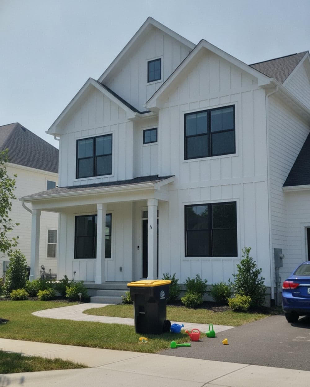 A modern farmhouse